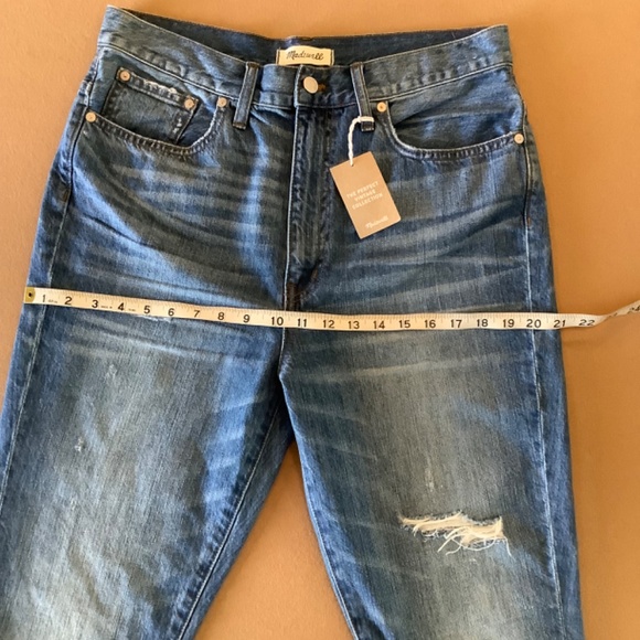 Madewell Rigid high waist slightly distressed jeans - Picture 8 of 16